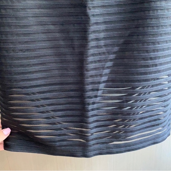 Bebe Shadow Stripe Midi Skirt - Picture 6 of 6